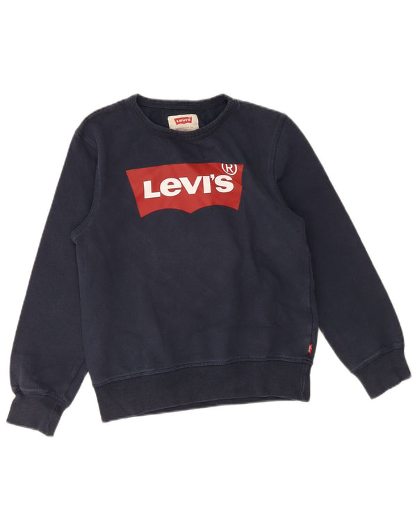Felpa grafica per ragazze Levi's, 11-12 anni, blu navy