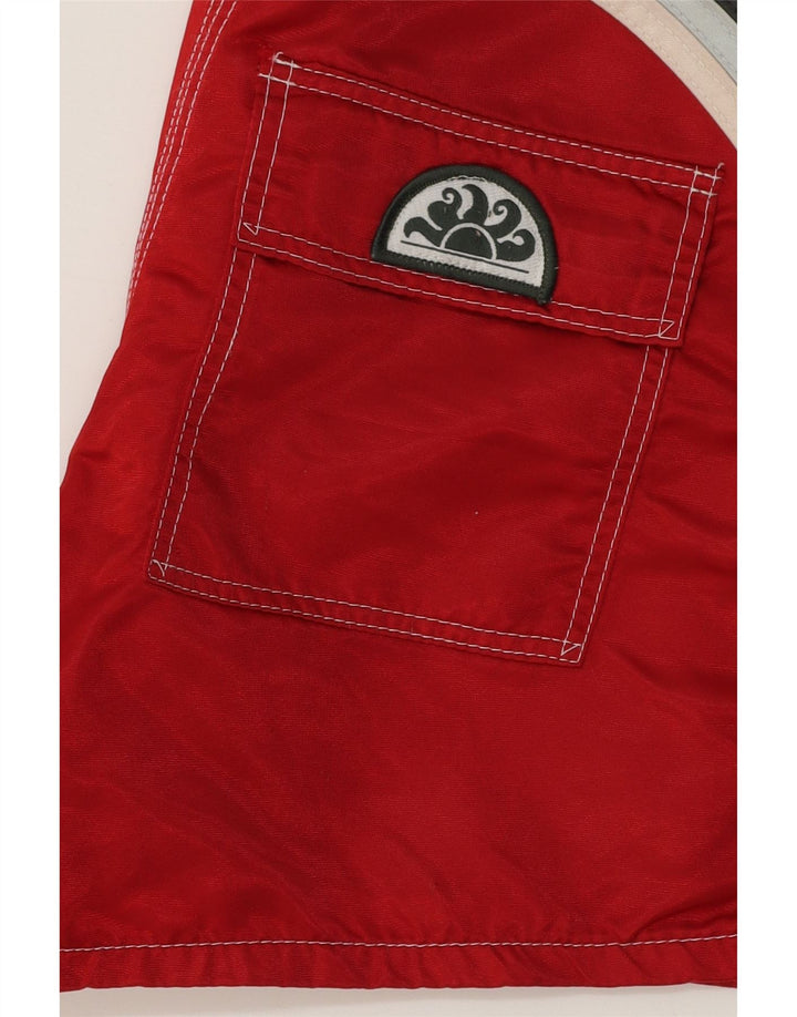Pantaloncini da bagno da uomo Sundek piccoli rossi
