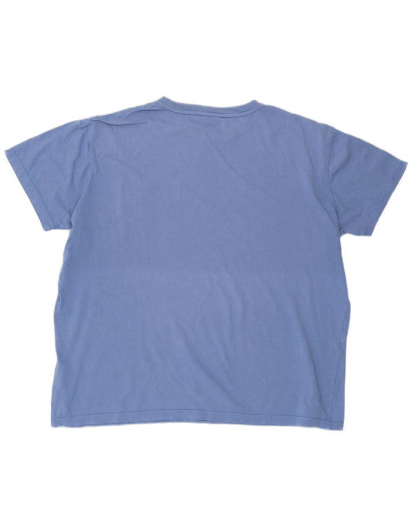 T-shirt da uomo K-WAY Top 2XL in cotone blu