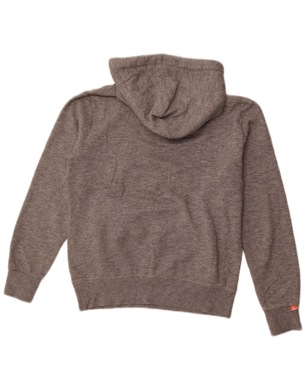 Felpa con cappuccio da uomo Superdry XL in cotone grigio