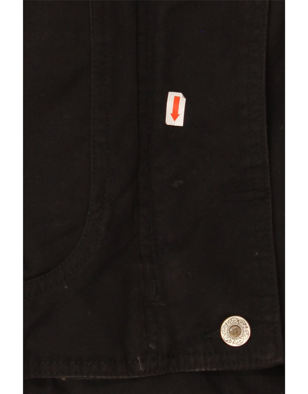 EDDIE BAUER Womens Windbreaker Coat UK 14 Medium Black Cotton Vintage Eddie Bauer and Second-Hand Eddie Bauer from Messina Hembry 