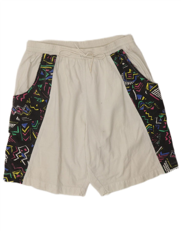Pantaloncini sportivi vintage da uomo XL color bianco bianco