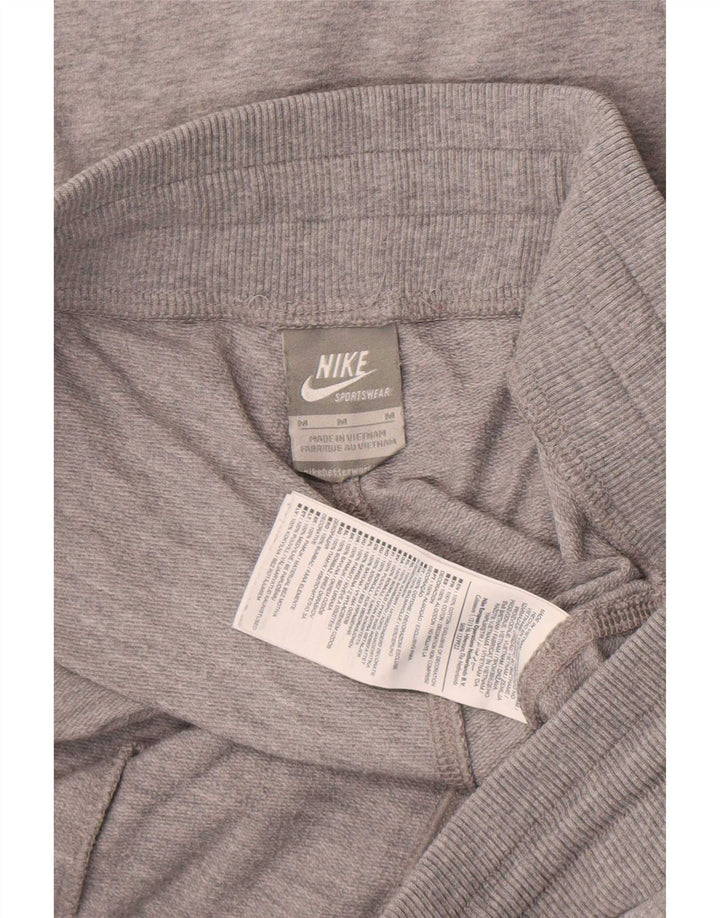 Pantaloncini sportivi Nike da uomo in cotone grigio medio