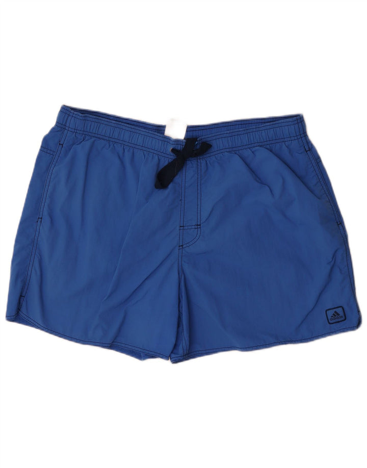 Pantaloncini da bagno da uomo Adidas XL in nylon blu