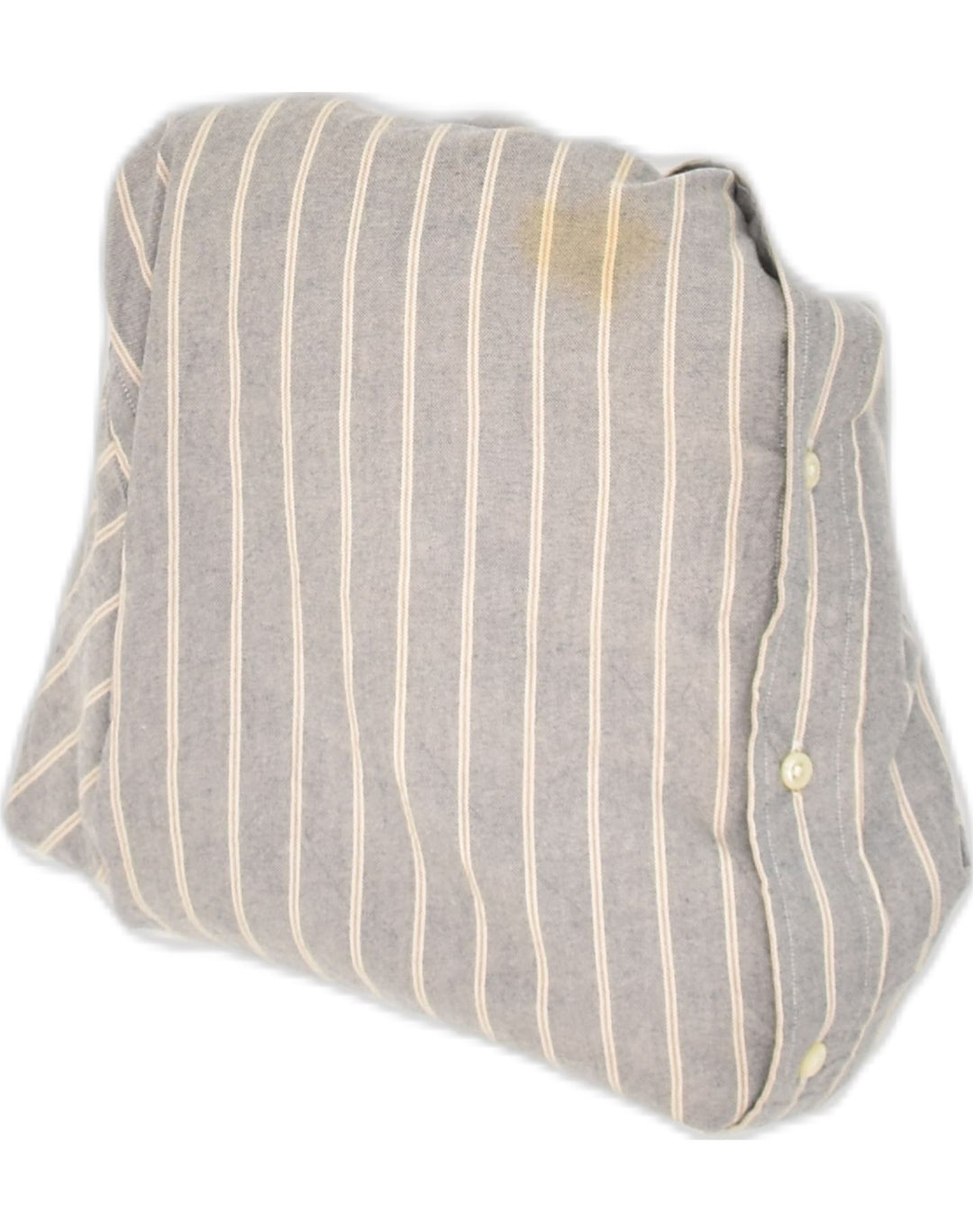 RALPH LAUREN Mens Shirt XL Grey Striped Cotton Vintage Ralph Lauren and Second-Hand Ralph Lauren from Messina Hembry 