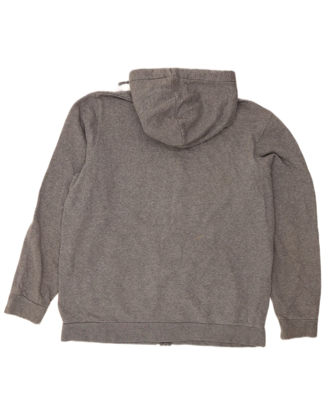 Felpa con cappuccio e zip da uomo Under Armour, grande cotone chiazzato grigio