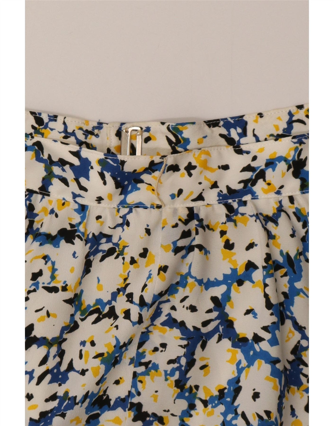 Gonna a trapezio da donna vintage W26 piccolo floreale multicolore