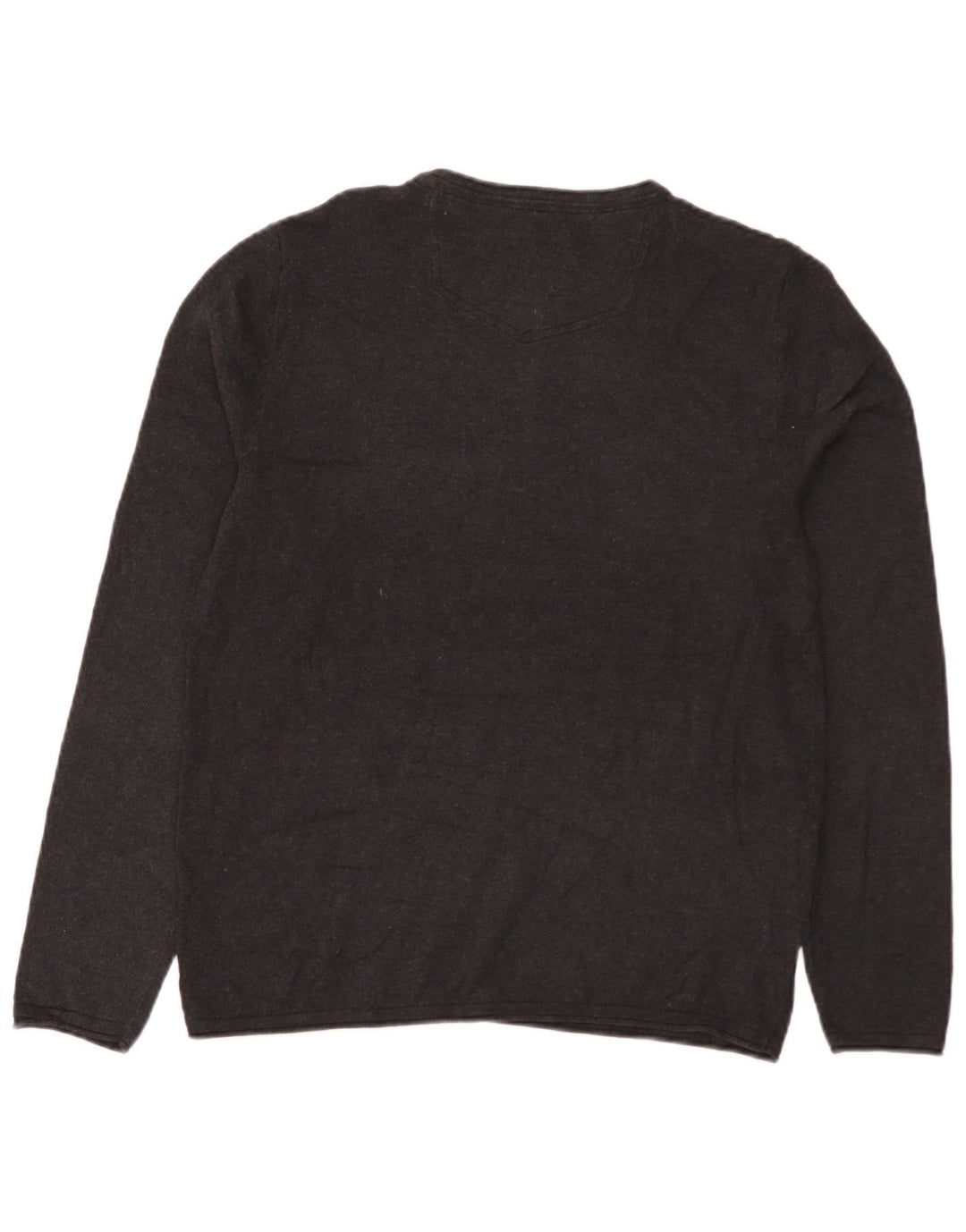 Maglione maglione girocollo da uomo Fat Face grande cotone grigio