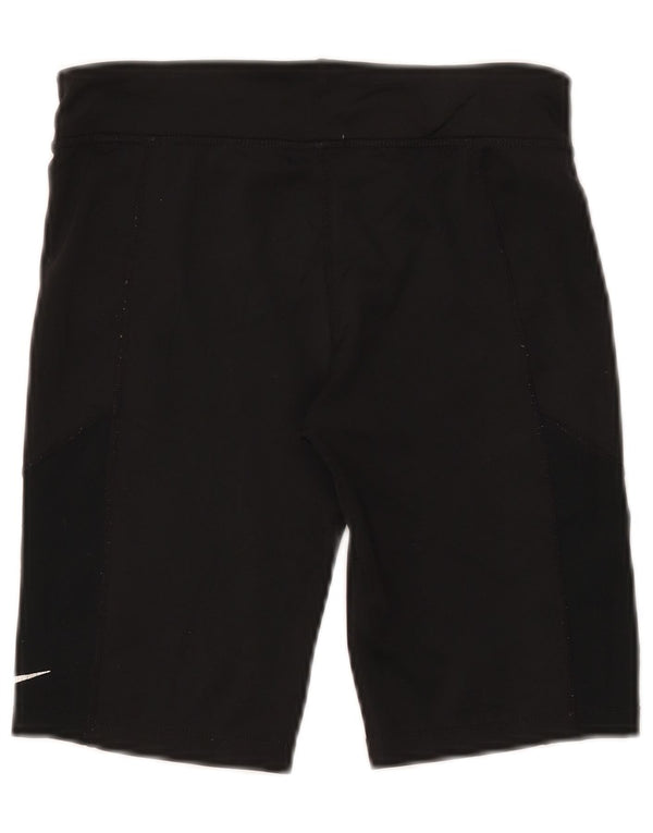 NIKE Girls Sport Shorts 12-13 Years Large  Black Polyester