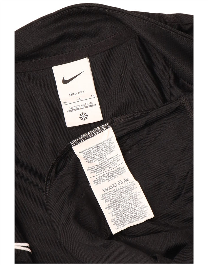 Giacca da tuta da uomo Nike, giacca media, nera, in poliestere