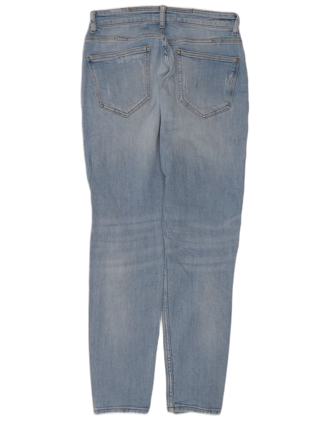 Jeans Zara da uomo affusolati effetto consumato EU 40 medio W31 L29 blu