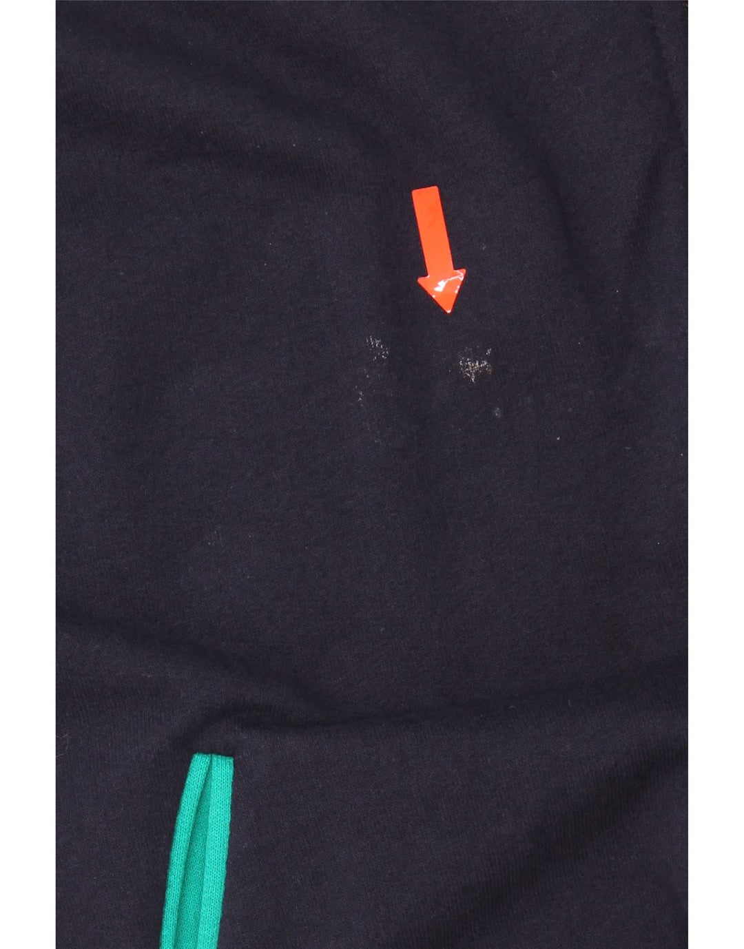 VINTAGE Mens Tracksuit Top Jacket IT 50 Medium Navy Blue Colourblock Vintage Vintage and Second-Hand Vintage from Messina Hembry 