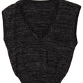 VINTAGE Womens Vest Tank Top UK 16 Large Black Vintage Vintage and Second-Hand Vintage from Messina Hembry 