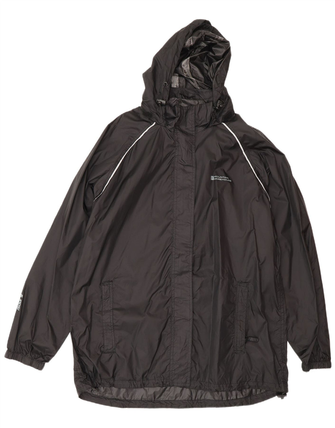 Impermeabile oversize con cappuccio da donna Mountain Warehouse UK 18 XL Nylon nero