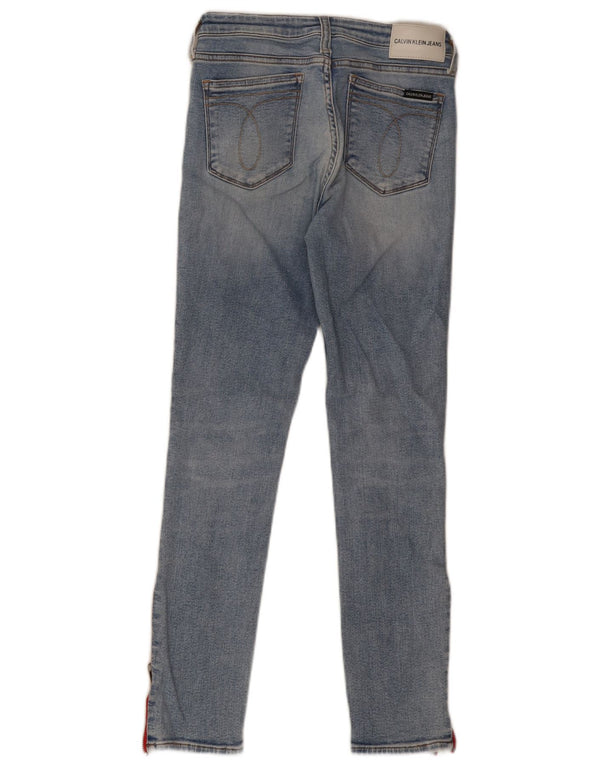 Jeans skinny da donna Calvin Klein W27 L28 cotone blu