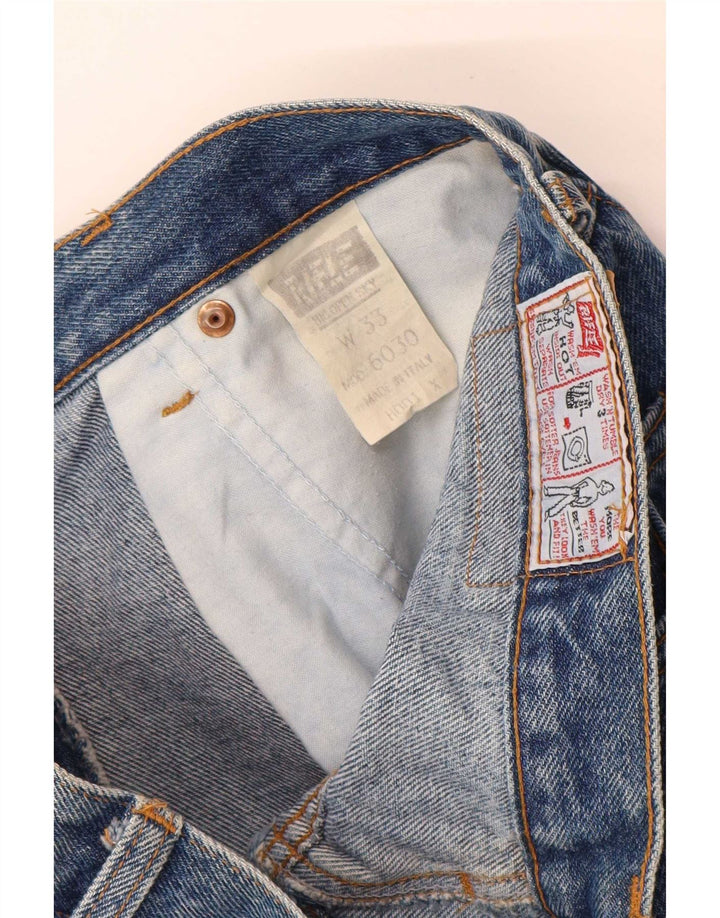 Rifle Gonna di jeans da donna grande W33 Blu Cotone