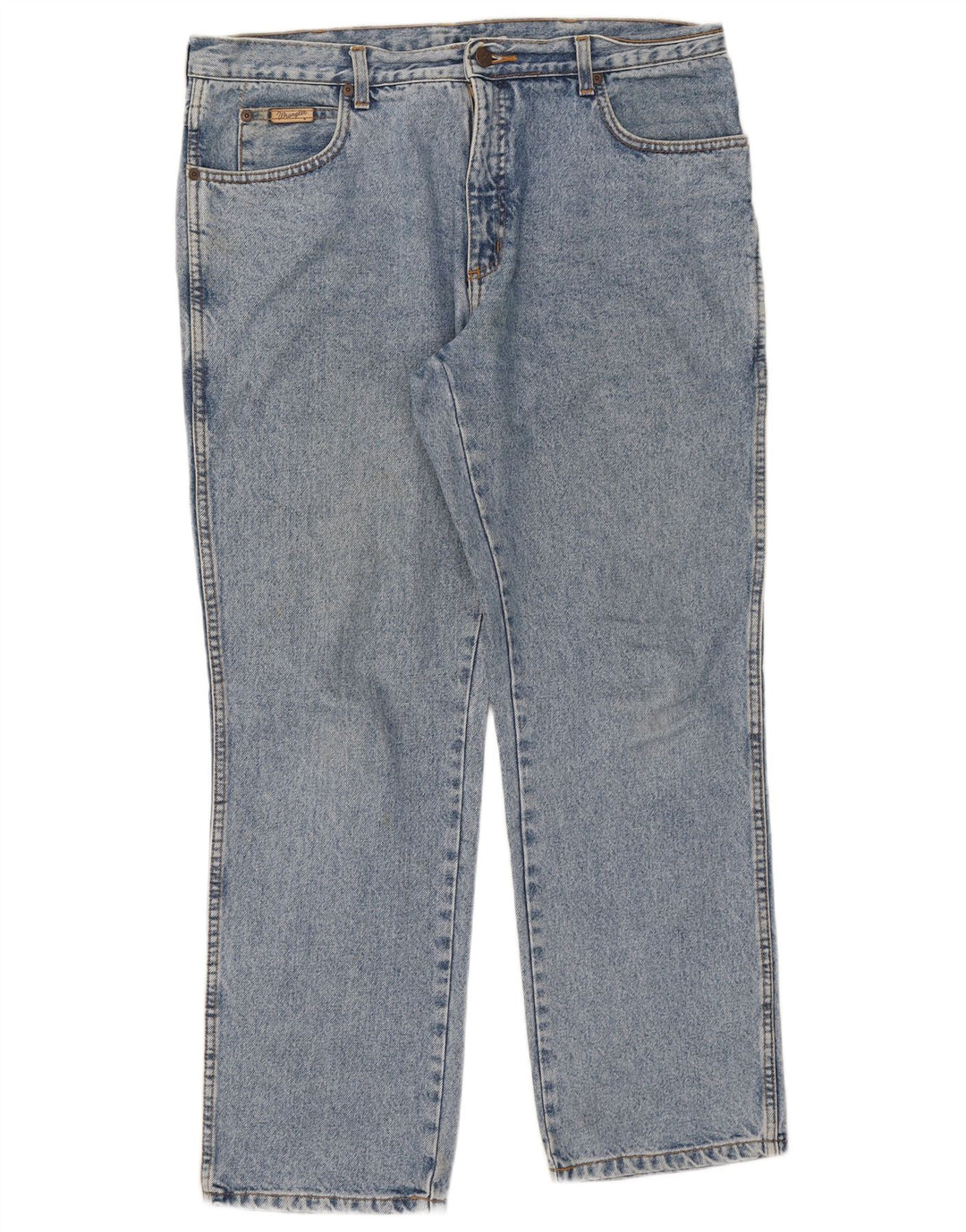 Jeans dritti da uomo Wrangler Texas W36 L30 cotone blu