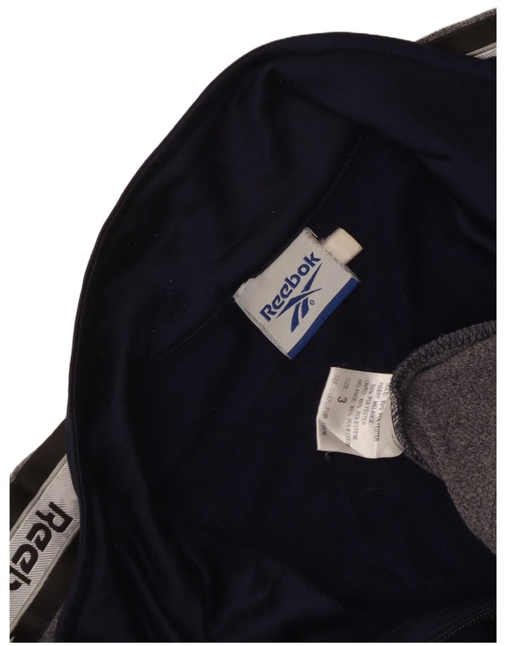 Giacca Reebok da uomo con grafica grafica, grande, color block blu navy