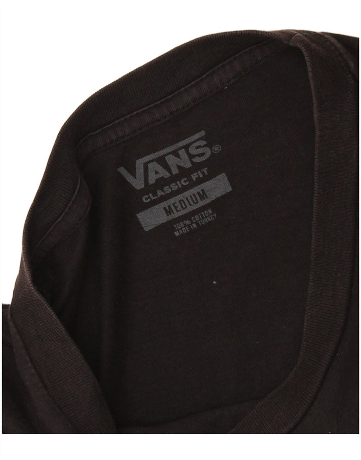 T-shirt grafica da uomo con vestibilità classica VANS, media, nera