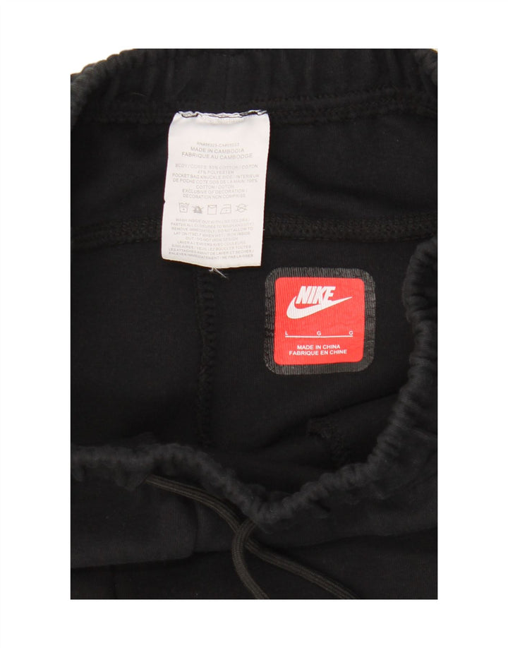 Pantaloni da tuta da uomo Nike Joggers grandi in cotone nero