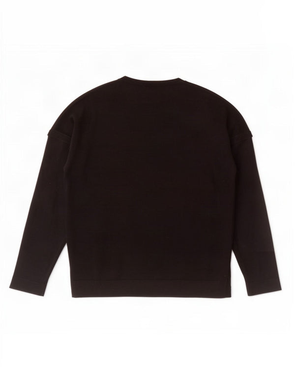Maglione Zara da uomo con scollo a barca grande nero