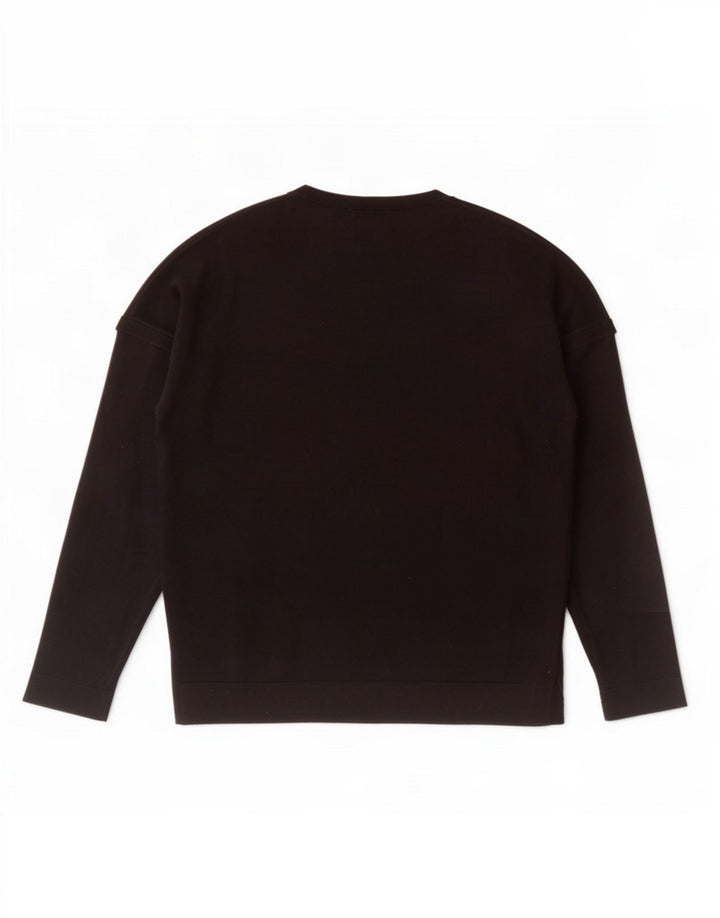 Maglione Zara da uomo con scollo a barca grande nero