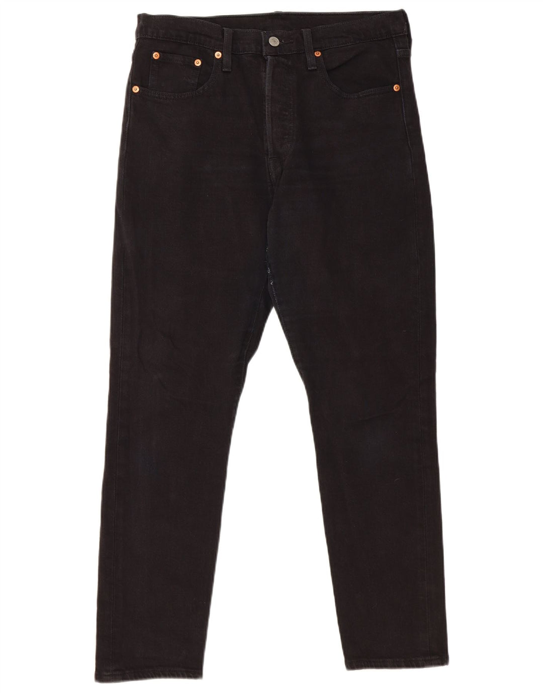 Levi's Uomo 501 Jeans dritti W29 L28 Cotone Nero