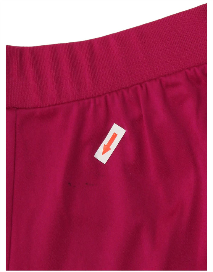 Pantaloni della tuta da donna Adidas UK 10 piccoli poliestere viola