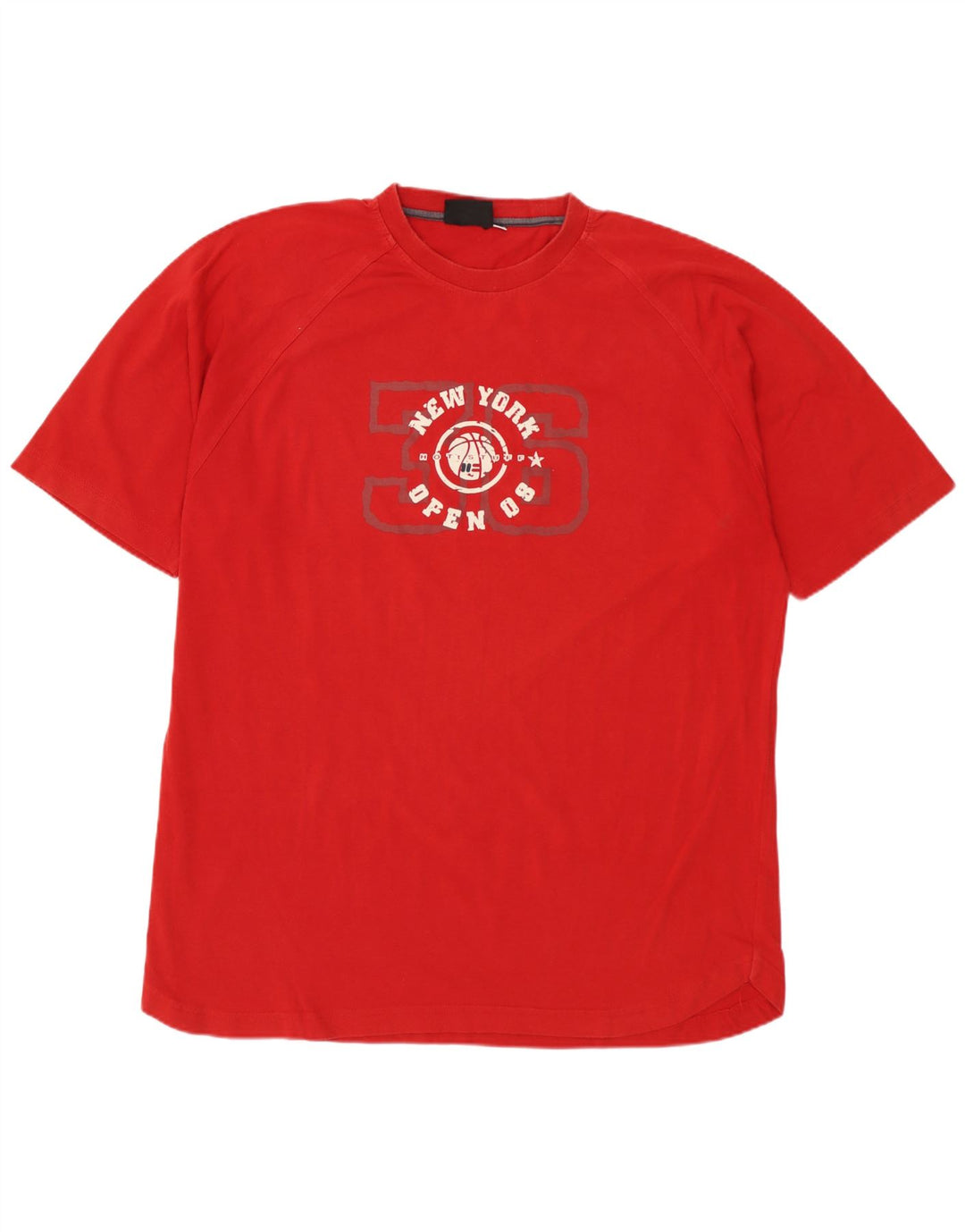 HOT STUFF T-shirt grafica da uomo grande in cotone rosso