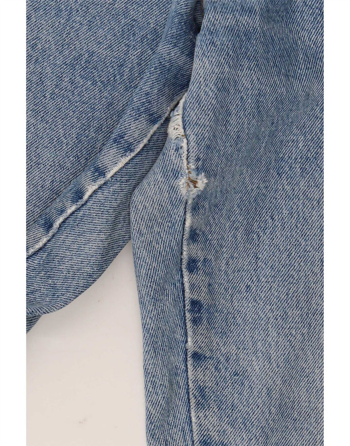 Jeans affusolati da donna vintage medi W28 L29 cotone blu