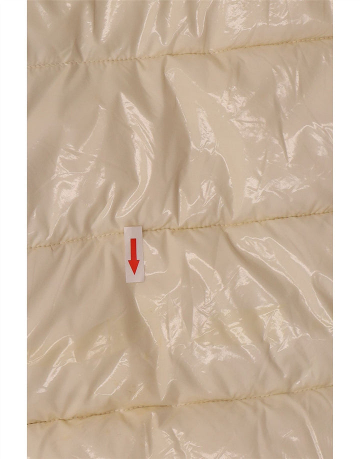 Giacca imbottita con cappuccio da uomo Invicta UK 36 Small bianca in poliammide