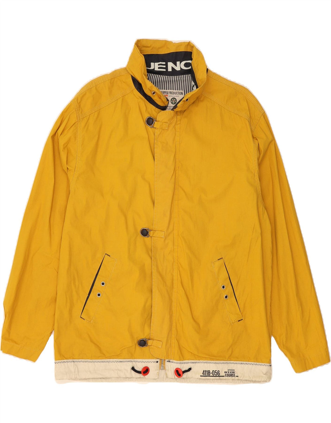 WEIPPER Boys Oversized Rain Jacket 15-16 Years Yellow Cotton Vintage Weipper and Second-Hand Weipper from Messina Hembry 