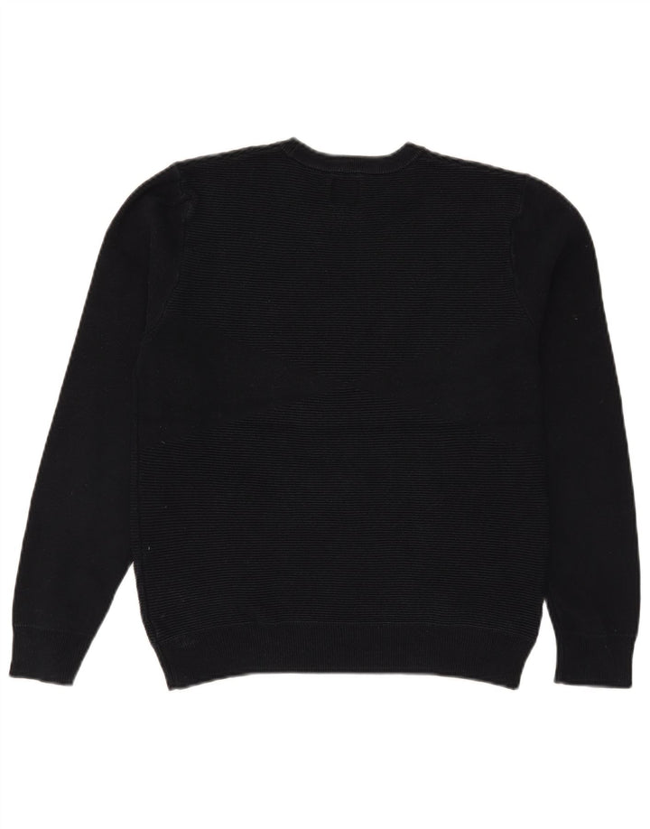 Maglione maglione girocollo da donna Zara UK 14 blu navy medio
