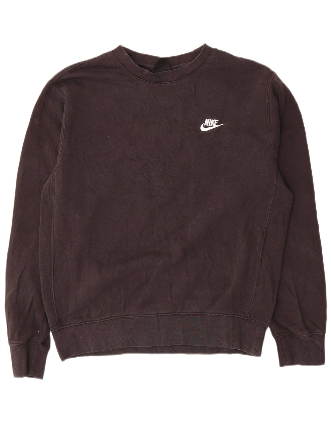 Felpa Nike Uomo Maglione Piccolo Cotone Nero