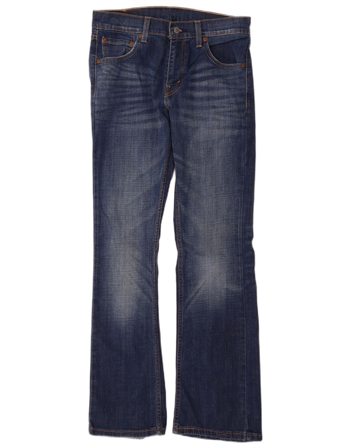 LEVI'S Jeans 527 Bootcut da donna W29 L30 in cotone blu