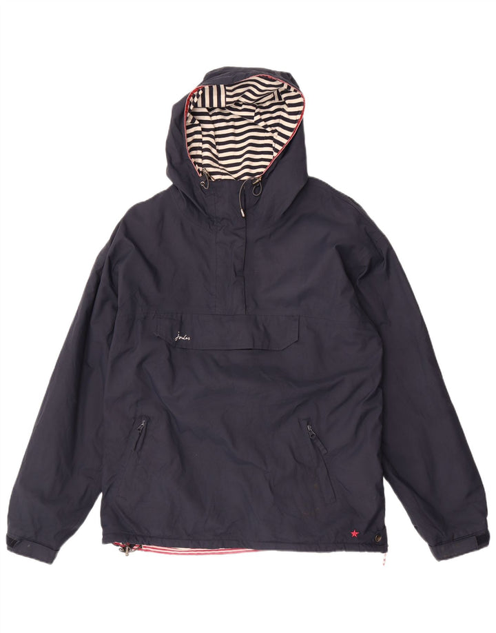 Giacca anorak oversize con cappuccio da donna Joules UK 16 Large Blu Navy