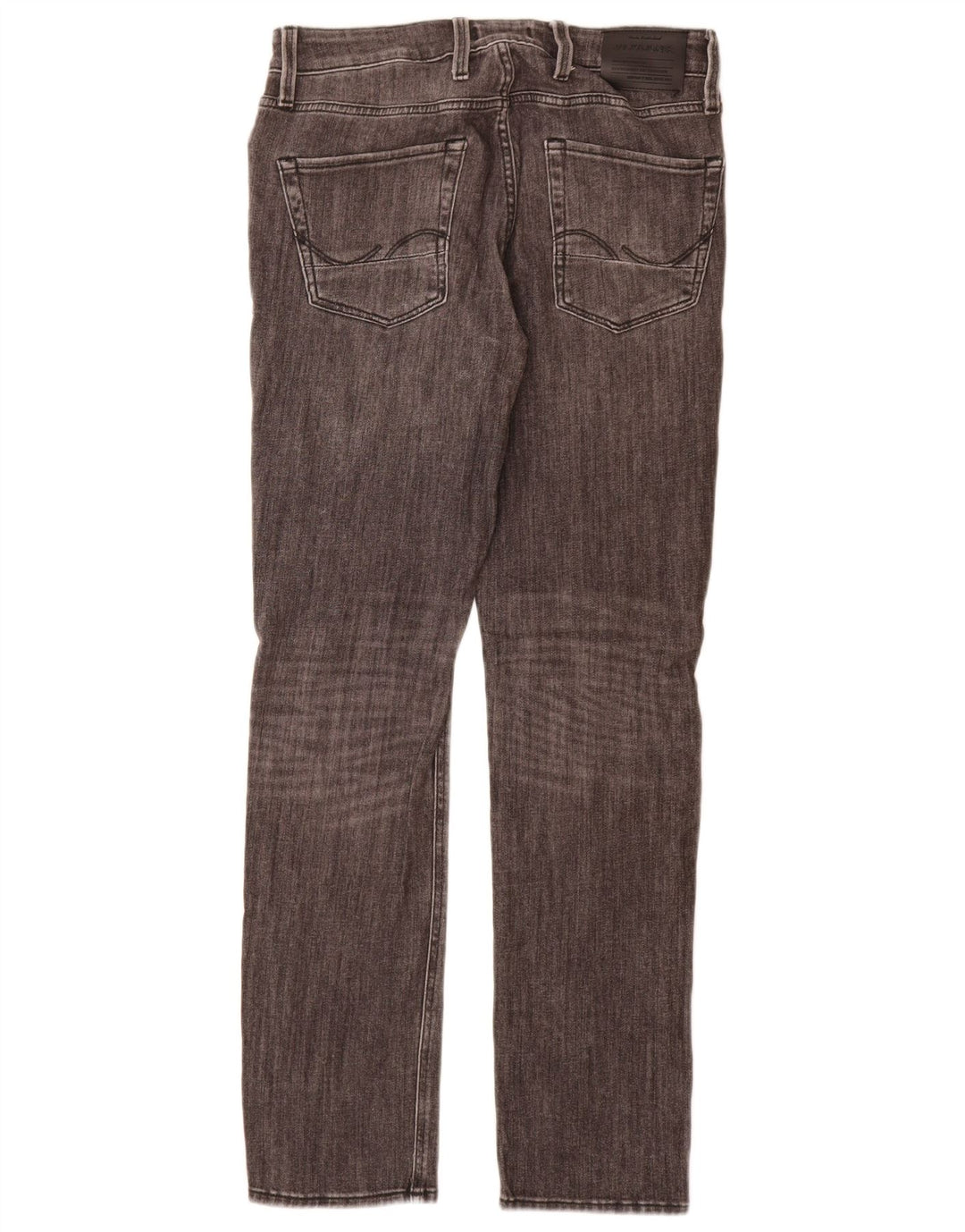 Jeans slim invecchiati da uomo Jack & Jones W31 L34 cotone grigio