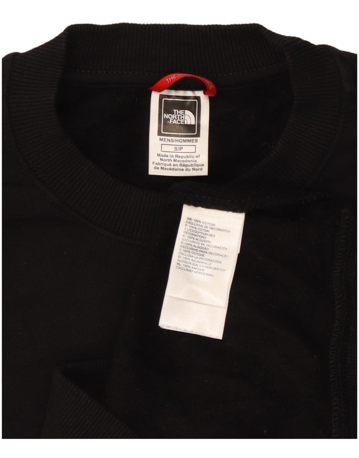 THE NORTH FACE Felpa da uomo Maglione piccolo cotone nero