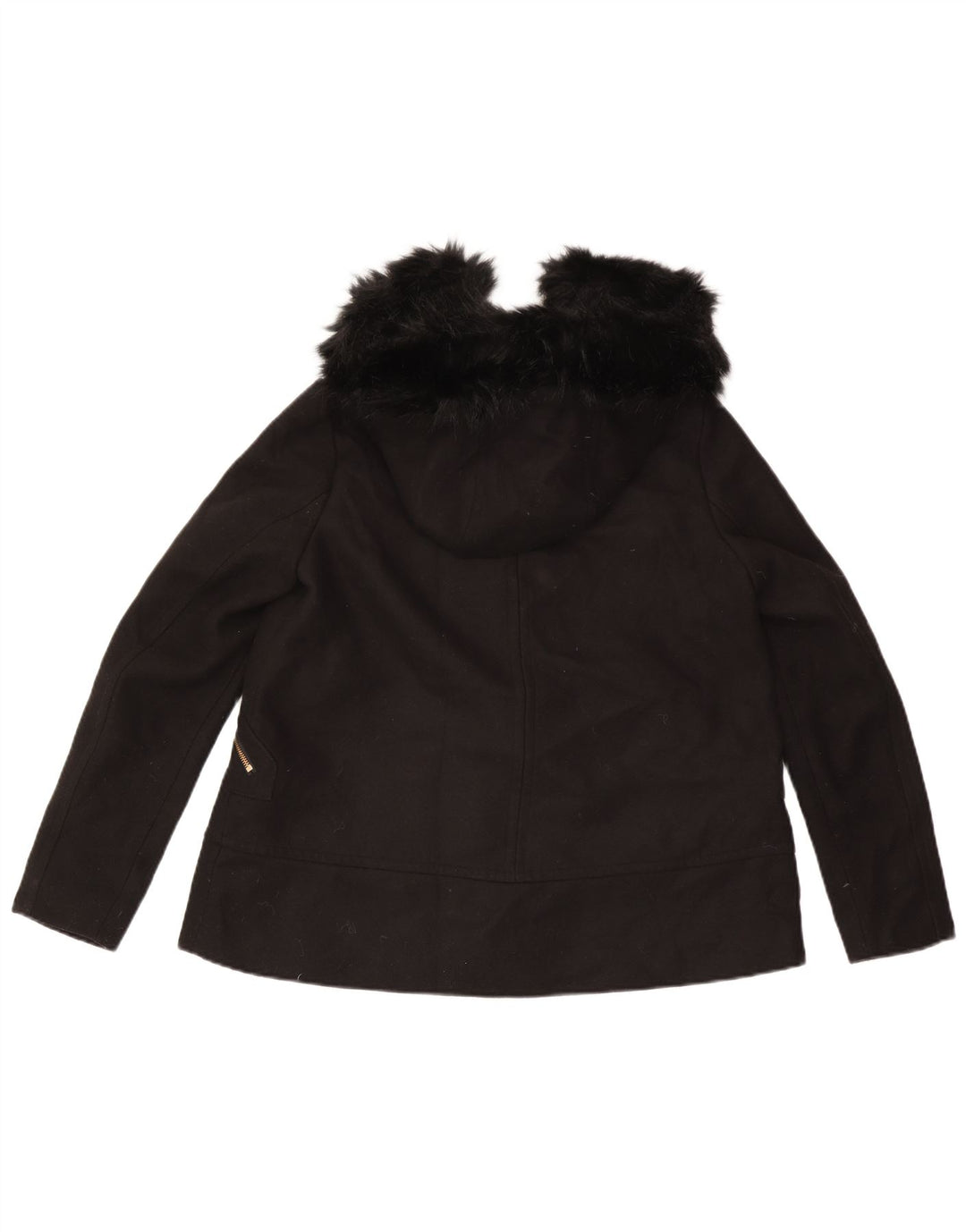 Giacca a vento con cappuccio da donna Zara UK 14 media nera