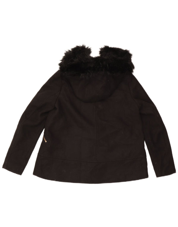 Giacca a vento con cappuccio da donna Zara UK 14 media nera