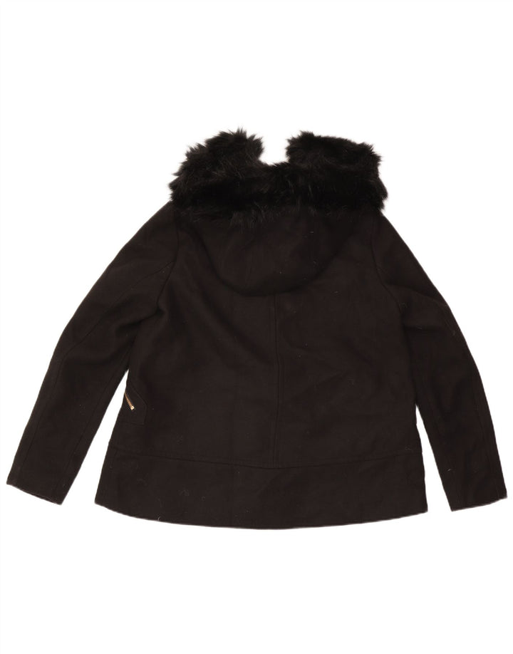 Giacca a vento con cappuccio da donna Zara UK 14 media nera