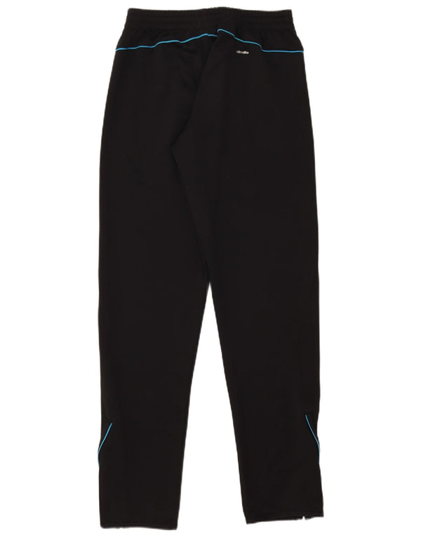 Pantaloni della tuta Adidas Climalite da ragazzo 15-16 anni in poliestere nero