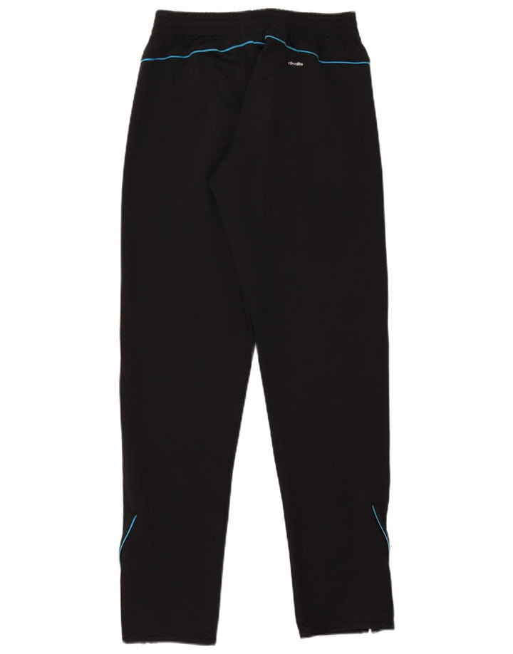 Pantaloni della tuta Adidas Climalite da ragazzo 15-16 anni in poliestere nero