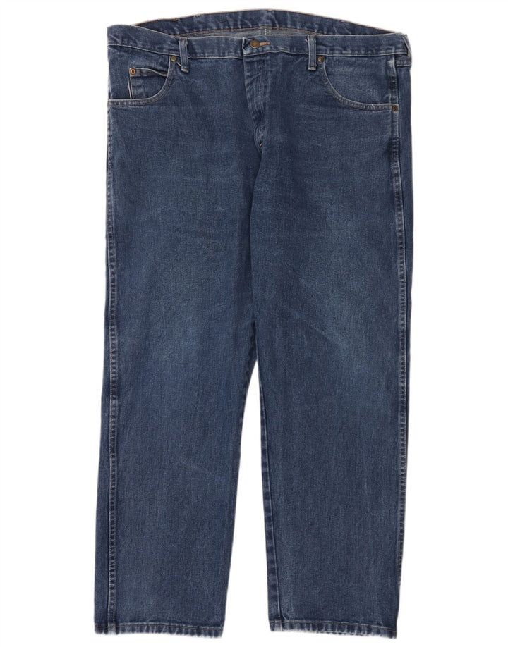 Jeans dritti da uomo Wrangler W42 L30 cotone blu