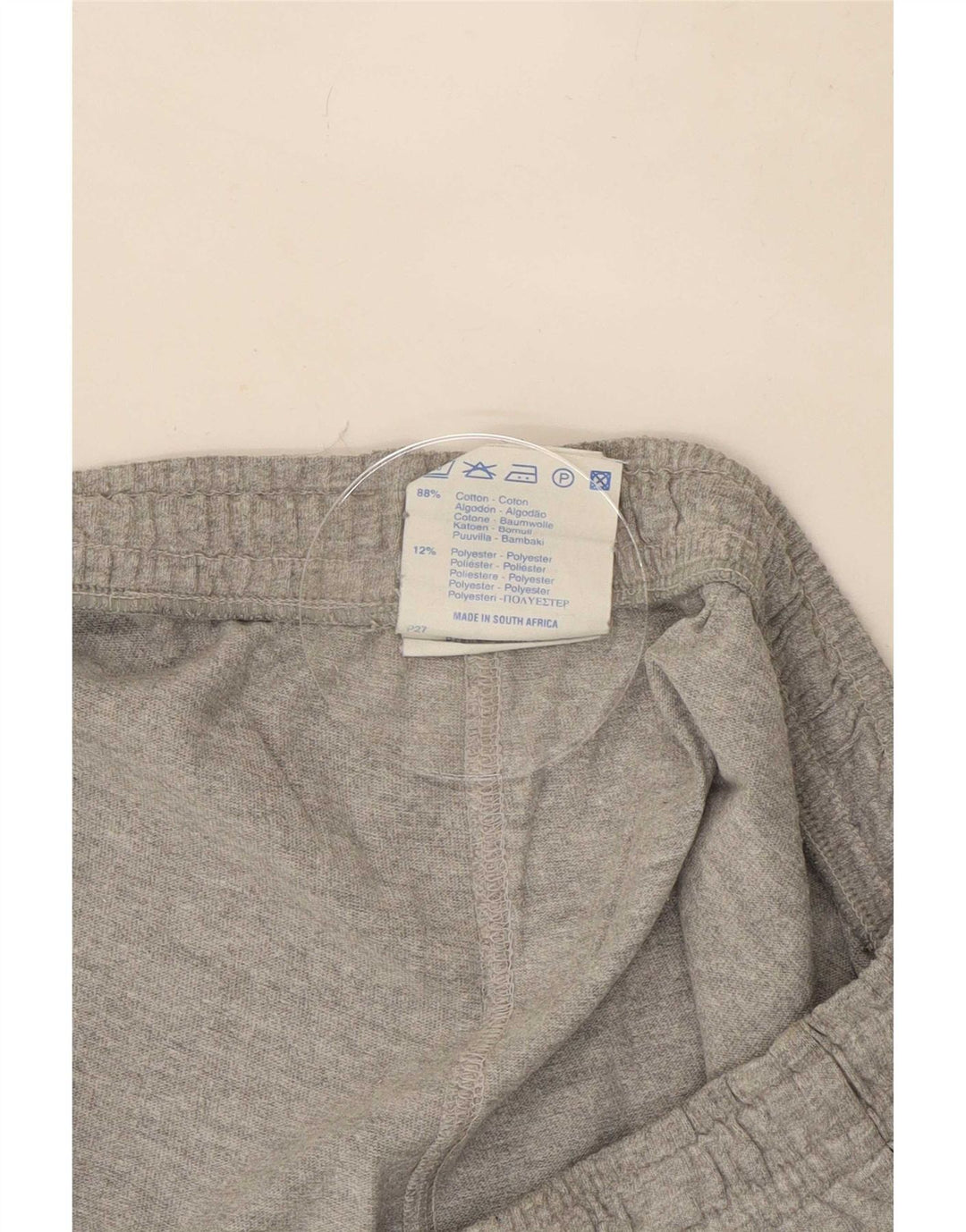 Pantaloncini sportivi da uomo Champion XL in cotone chiazzato grigio
