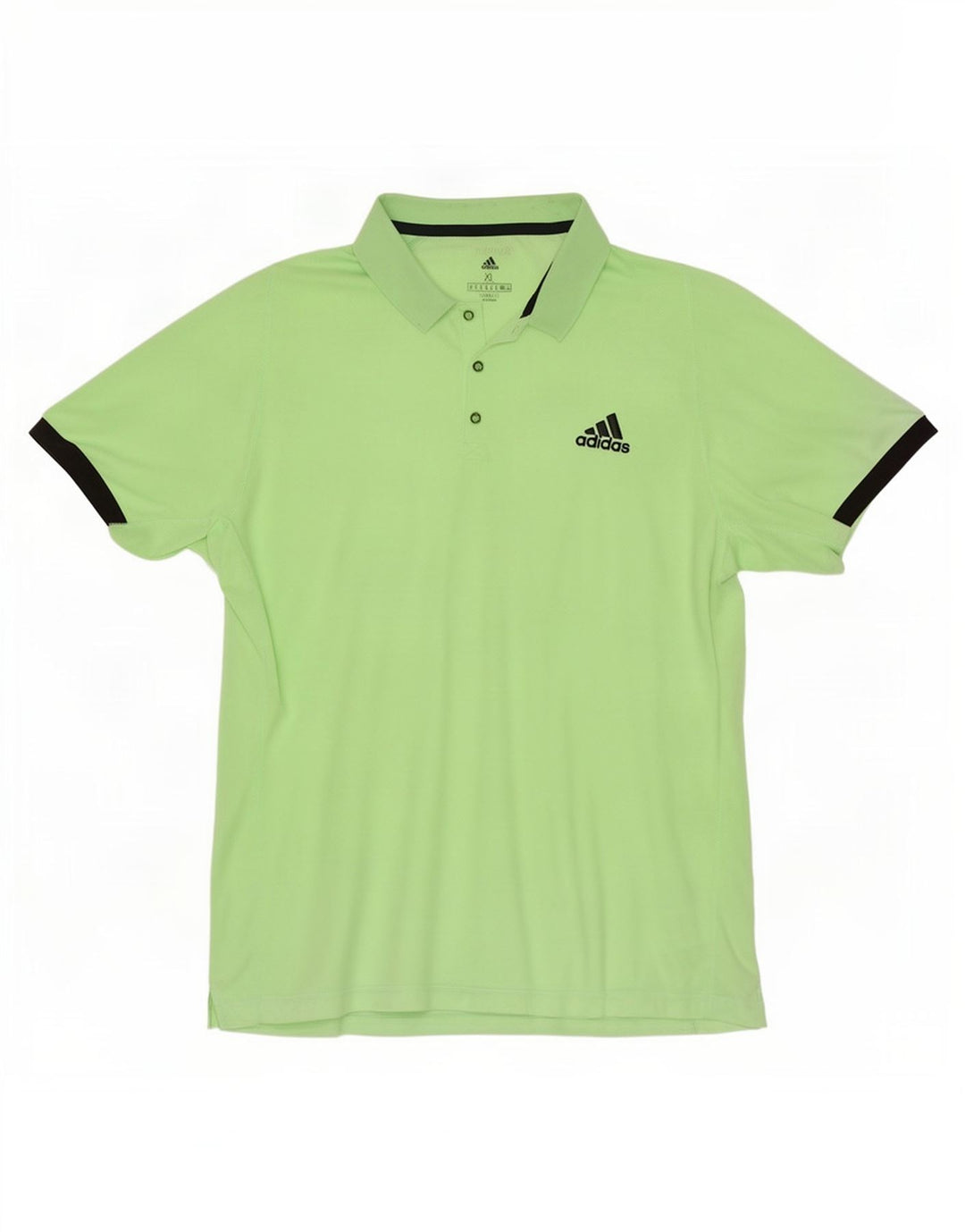 Polo Adidas Climalite da uomo XL verde poliestere