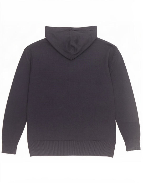 Maglione con cappuccio da donna Marks & Spencer UK 14 Acrilico blu navy medio