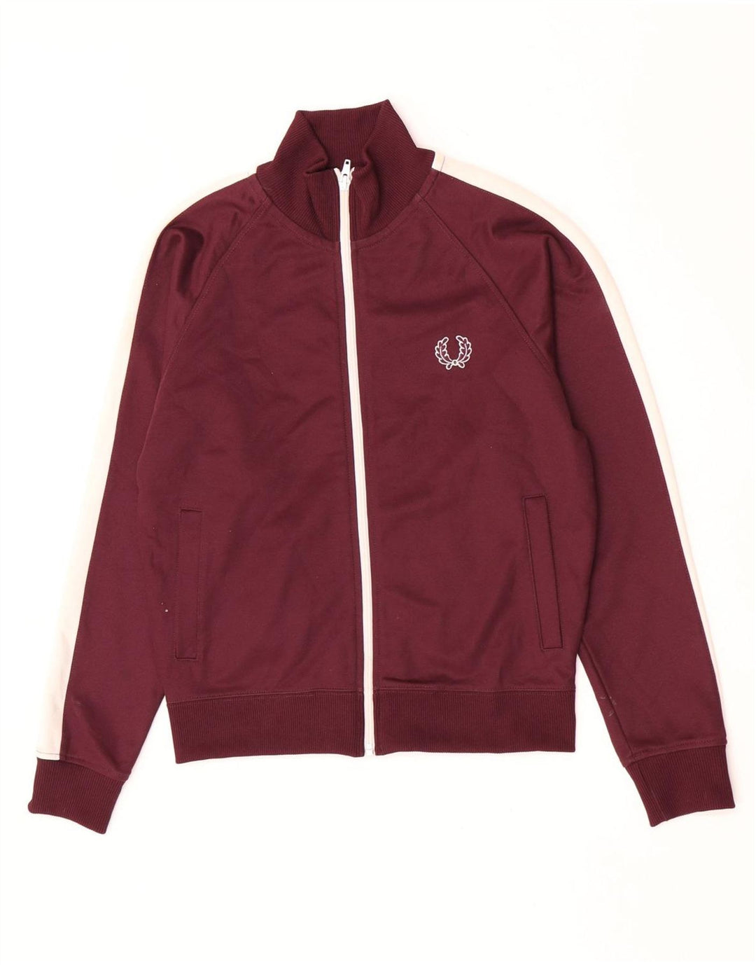 Giacca da tuta da ragazzo Fred Perry 9-10 anni, blocco colore marrone medio