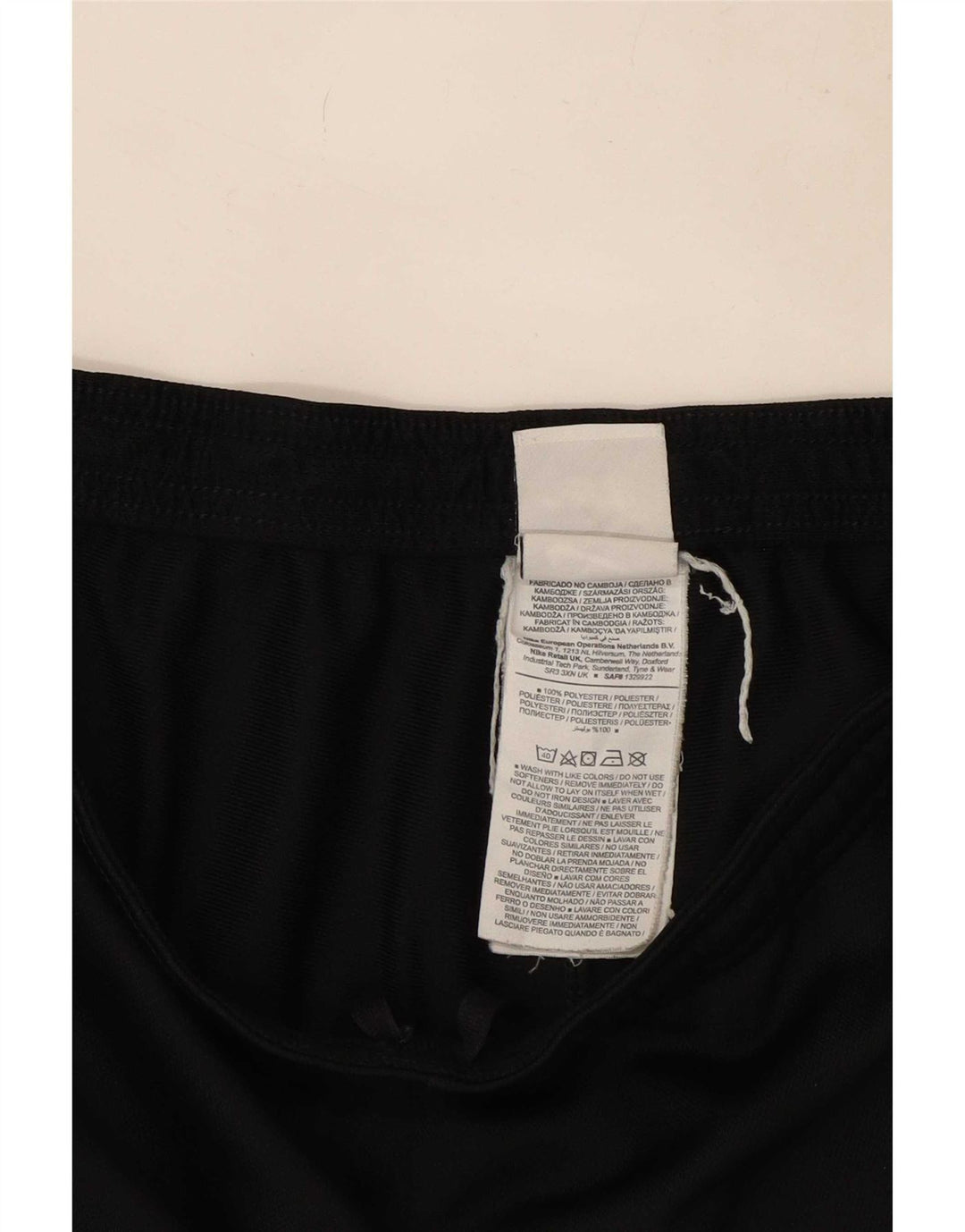 Pantaloni da tuta Nike Dri Fit da donna UK 12 Medium Nero Poliestere