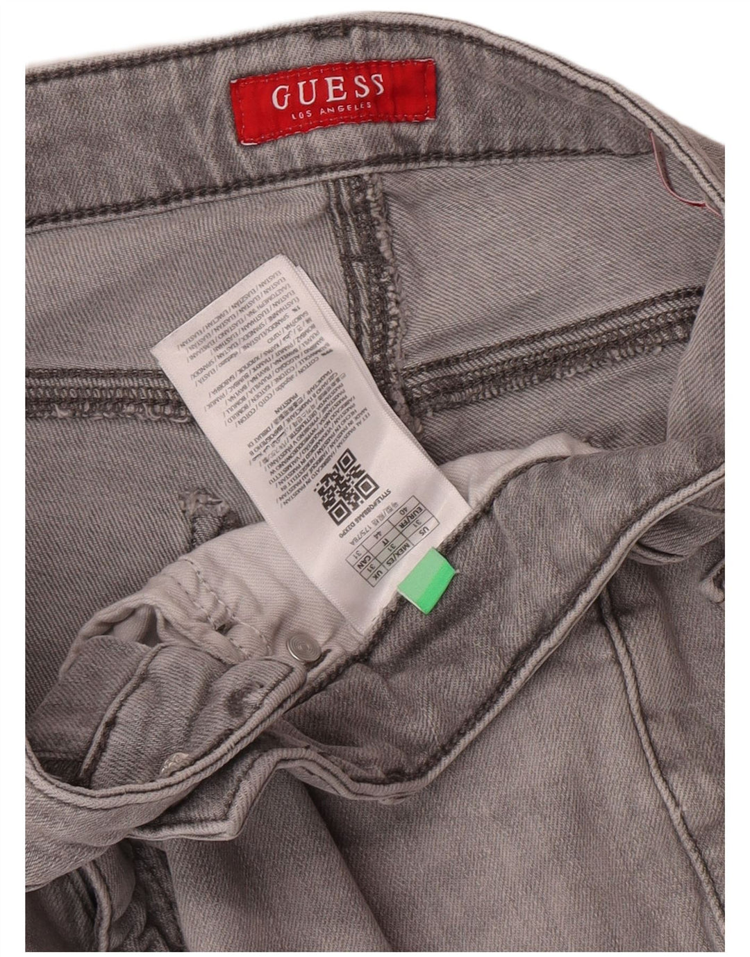 Jeans skinny da donna Guess W31 L29 cotone grigio
